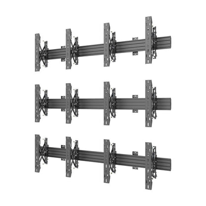 Multibrackets M Wallmount Pro MBW2Ux3 Push In Pop Out Black
