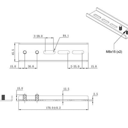 Multibrackets M Extender Kit Basic 180 VESA 400x600
