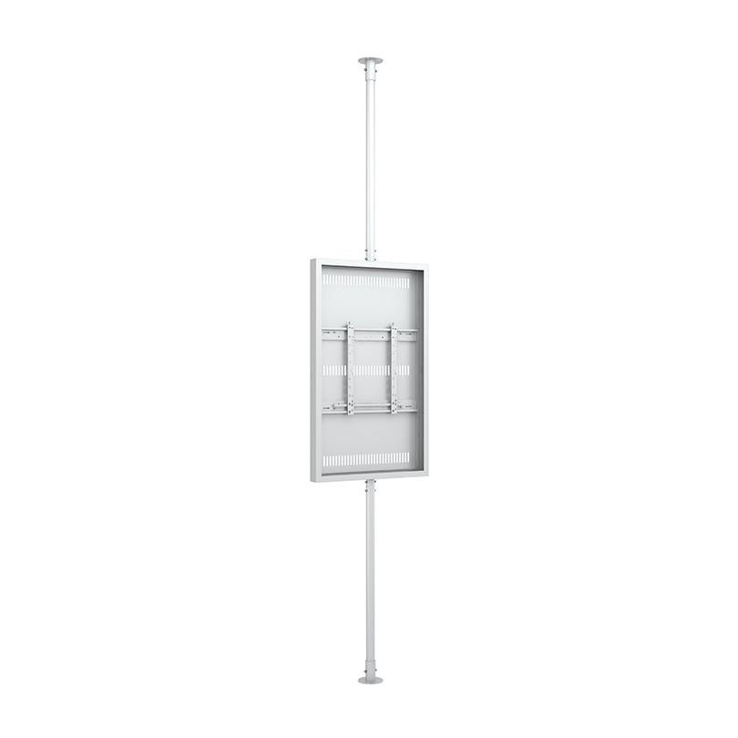 Multibrackets M Pro Series - Enclosure 55" Floor to Ceiling Medium White