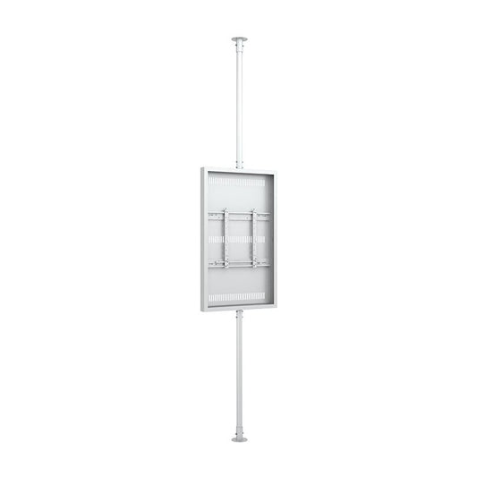 Multibrackets M Pro Series - Enclosure 55" Floor to Ceiling Medium White