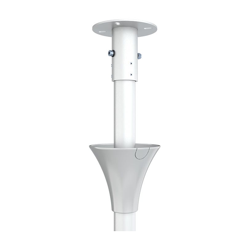 Multibrackets M Pro Series - Enclosure 55" Floor to Ceiling Medium White