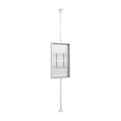 Multibrackets M Pro Series - Enclosure 55" Floor to Ceiling Medium White
