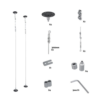 Multibrackets M Pro Series - Wire Kit 3000mm