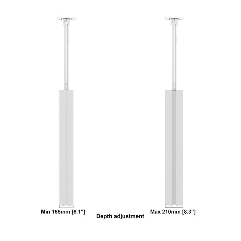 Multibrackets M Pro Series Enclosure Ceiling Mount B2B 55" Medium White