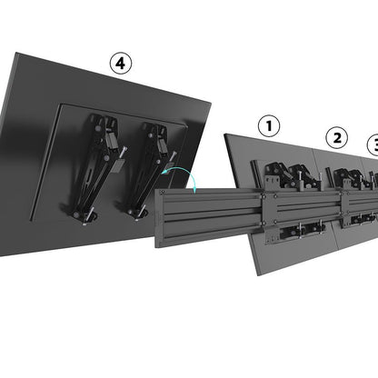 Multibrackets M Wallmount Pro MBW4U Tilt 200 Black