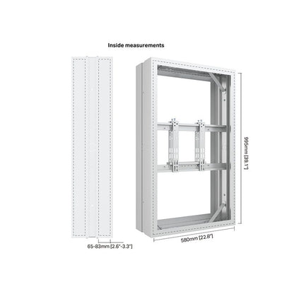 Multibrackets M Pro Series Enclosure 43" High Brightness Frame White