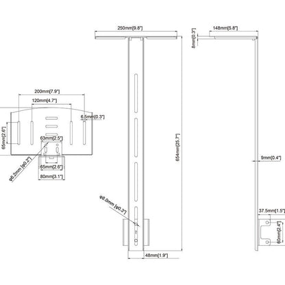 Multibrackets M Pro Series - Camera Shelf Column