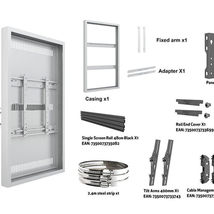 Multibrackets M Pro Series Enclosure 55" Column Medium White