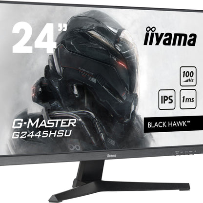 iiyama G-MASTER G2445HSU-B1 24" Monitor with IPS Panel Technology and 1ms MPRT