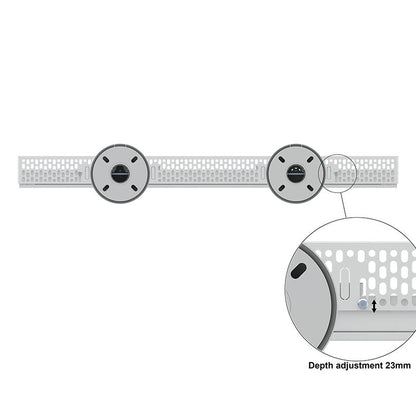 Multibrackets M Pro Series Enclosure 75" Floor to Ceiling Medium White
