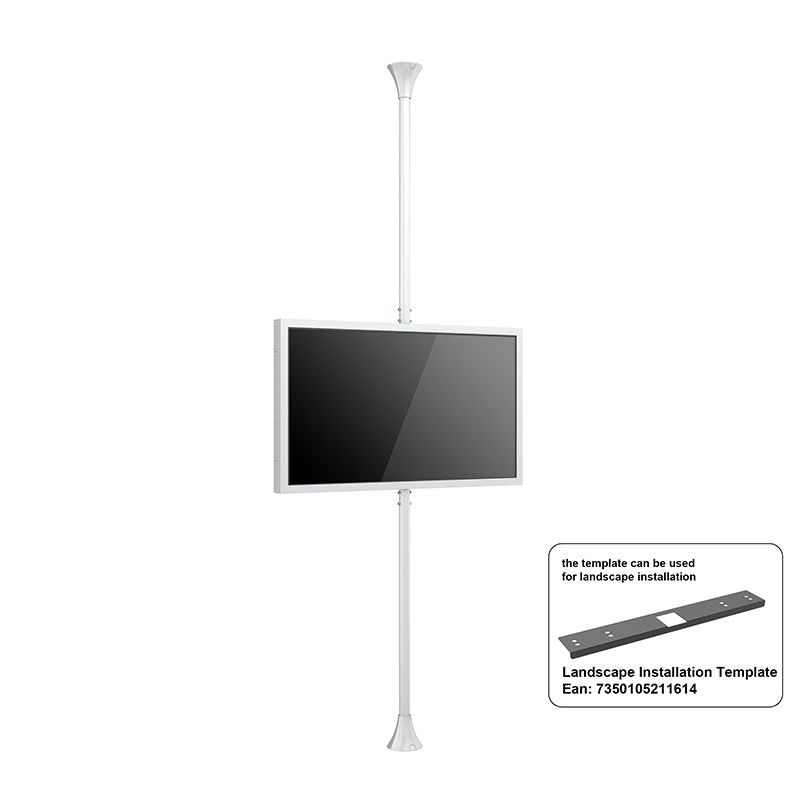 Multibrackets M Pro Series Enclosure 65" Floor to Ceiling Medium White