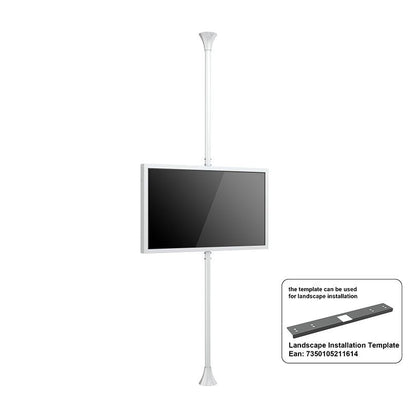 Multibrackets M Pro Series Enclosure 65" Floor to Ceiling Medium White
