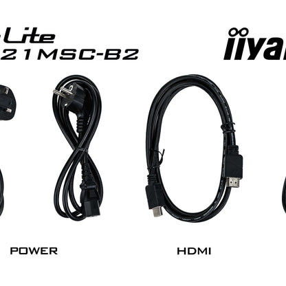 iiyama ProLite T1521MSC-B2 computer monitor 38.1 cm (15") 1024 x 768 pixels XGA LED Touchscreen Tabletop Black