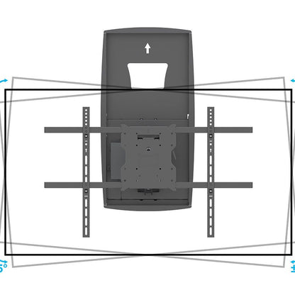 Multibrackets M Motorized Recessed Pull Down Full Motion Flexarm 42"-86"